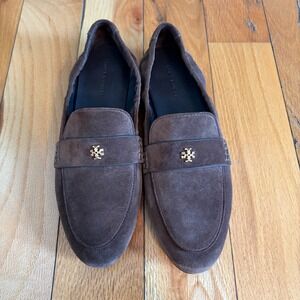 Tory Burch Ballet Loafer Dark Cocoa Size 6.5